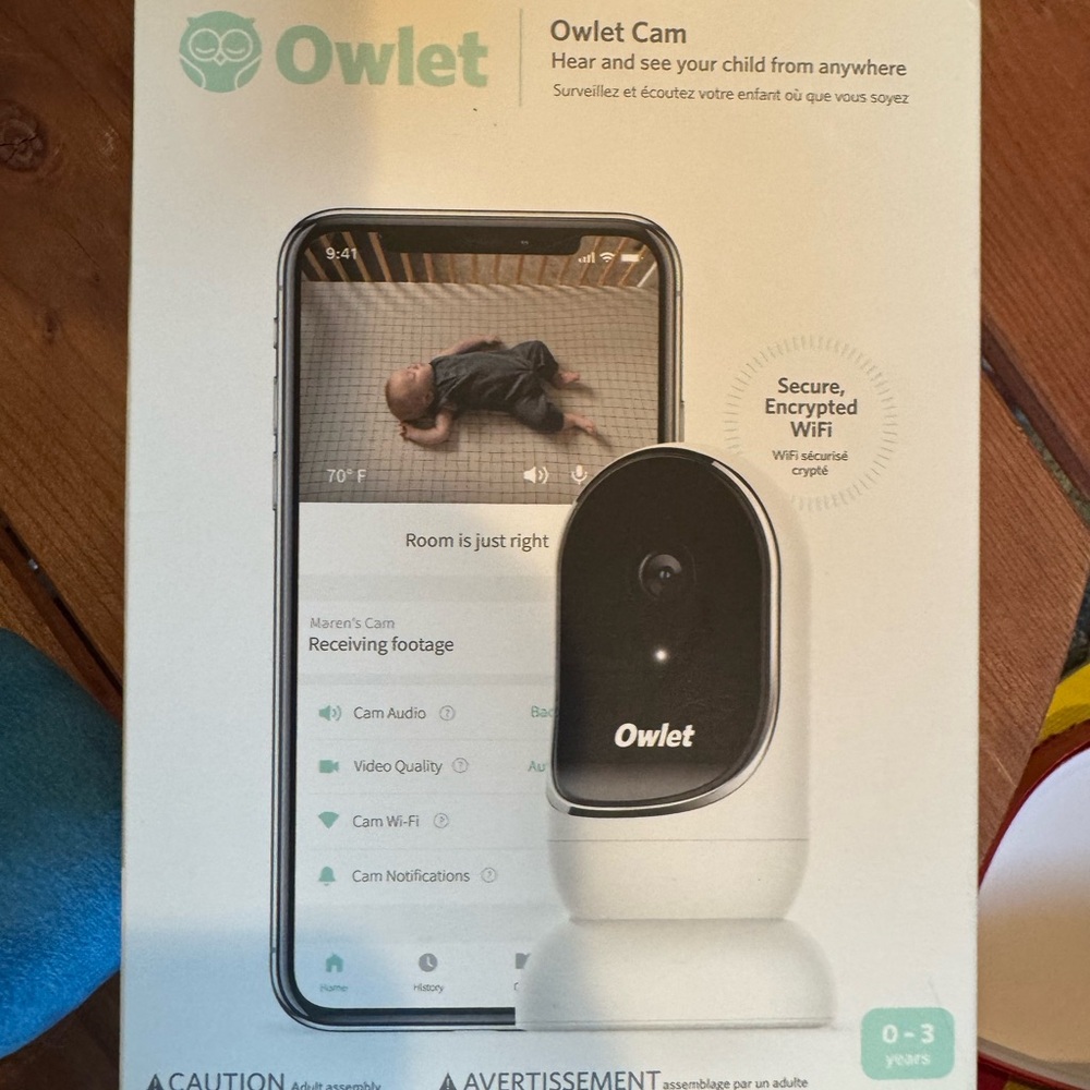 Owlet Cam Baby Monitor - White